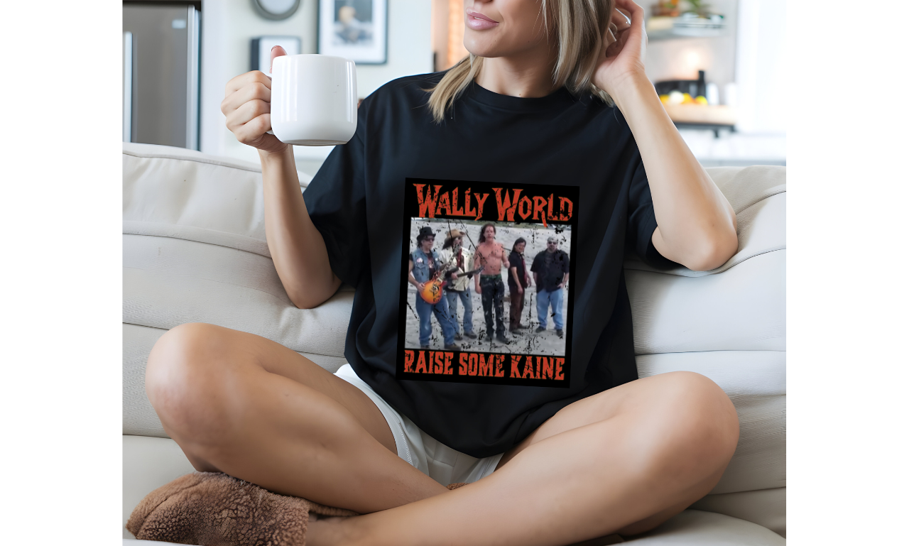 A Wally World 'Raise Some Kaine' Emblem T-Shirt – Unisex Tailored Fit