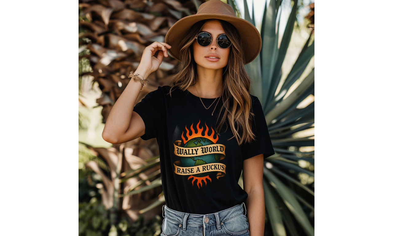 Wally World 'Raise a Ruckus' Graphic T-Shirt – Soft Cotton Unisex Fit